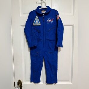 NASA Astronaut Blue Suit Kids Size 2-3 Space Costume Jumpsuit